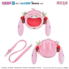 BEMOE 樱花未来 可爱体系列 mini毛绒耳机包