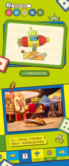 Pixar Alien Party Games Series Scene Sets-资料图