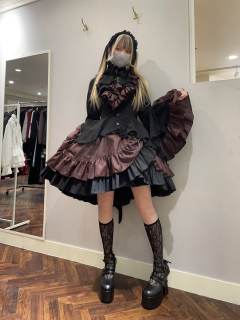 系带褶边裹身半裙SK-资料图