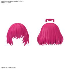 30MS 选装发型配件10 款式共4种 中短发5[红色3]-资料图