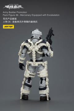 硬核酷玩 军兵产品套装 人物 36 装备单兵外骨骼的雇佣兵-资料图