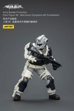 硬核酷玩 军兵产品套装 人物 36 装备单兵外骨骼的雇佣兵-资料图