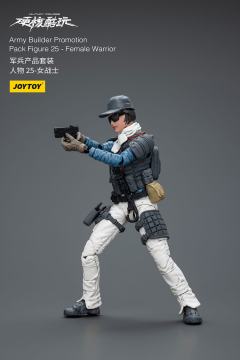 硬核酷玩 军兵产品套装 人物 25 女战士-资料图