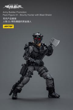 硬核酷玩 军兵产品套装 人物 31 带防爆盾的赏金猎人-资料图