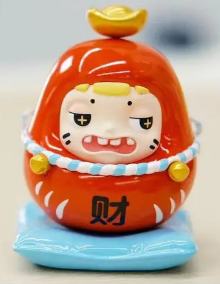 达摩牙牙仔（红）