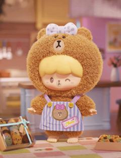 卓大王×LINE FRIENDS-最好的朋友系列搪胶毛绒-资料图