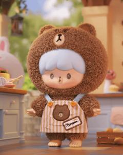 卓大王×LINE FRIENDS-最好的朋友系列搪胶毛绒-资料图