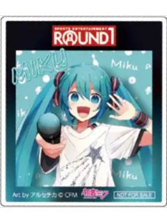 初音未来-ROUND1联动特典贴纸