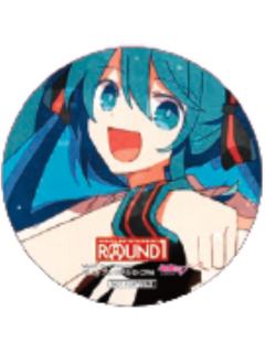 初音未来3-ROUND1联动特典杯垫