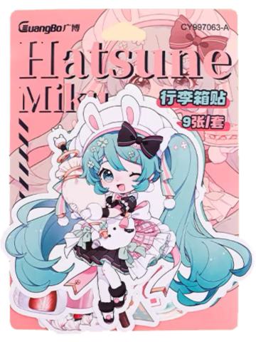 初音未来红色-甜意童话系列皮面口袋本