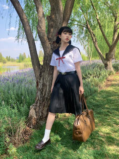 水手领衬衫·夏服套装-资料图