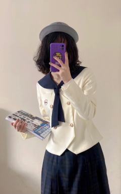 双排扣收腰·西服-资料图