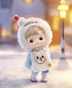 雪人来访可动人偶-资料图