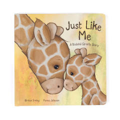 Just Like Me Book and Bashful Giraffe Medium