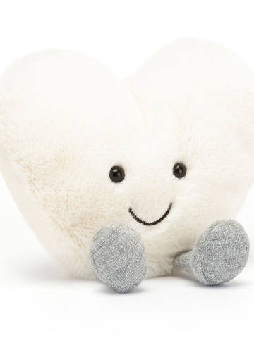 Amuseables Cream Heart-Small