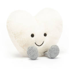 Amuseables Cream Heart-Small