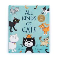 All Kinds of Cats Book and Jellycat Jack Medium