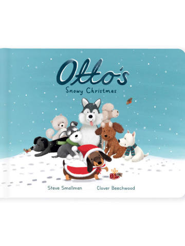 Ottos Snowy Christmas Book and Winter Warmer Otto Sausage Dog