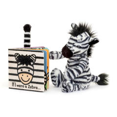 If I Were A Zebra Board Book and Bashful Zebra Medium-资料图