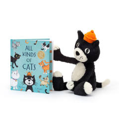 All Kinds of Cats Book and Jellycat Jack Medium-资料图