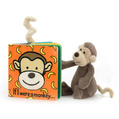 If I Were A Monkey Book and Bashful Monkey Small-资料图