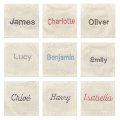 定制刺绣白毛衣害羞海盗花斑小狗-资料图