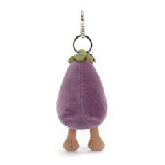 Vivacious Vegetable Aubergine Bag Charm-资料图