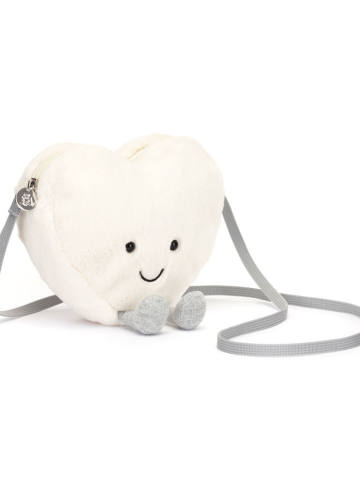 Amuseables Cream Heart Bag