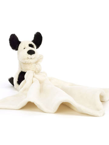 Bashful Black & Cream Puppy Soother