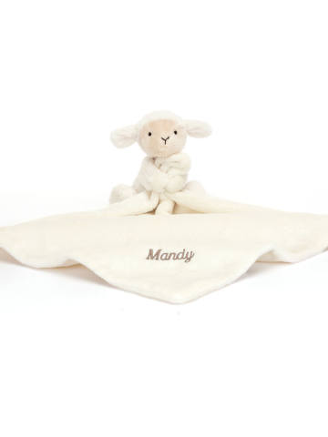 Personalised Bashful Lamb Soother