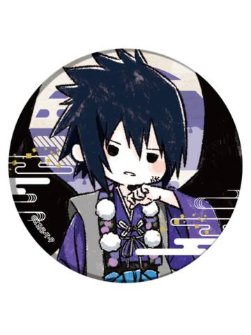 宇智波佐助-百鬼夜行Q版涂鸦风吧唧