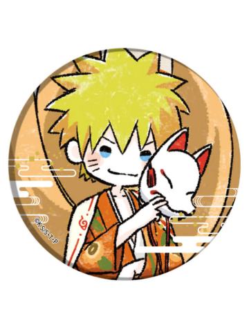 漩涡鸣人-百鬼夜行Q版涂鸦风吧唧