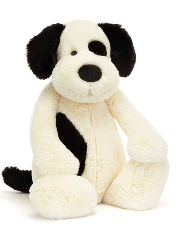 Bashful Black & Cream Puppy-Really Big