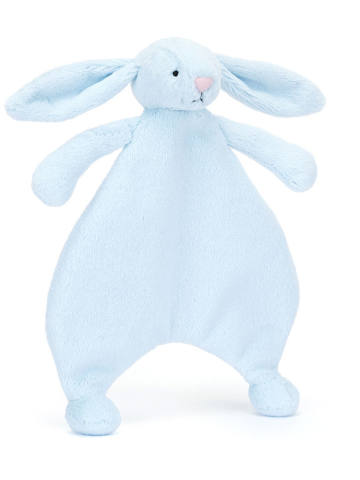 Bashful Bunny Comforter-Baby Blue