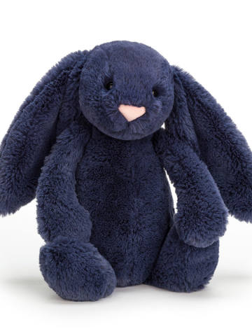 Bashful Navy Bunny-Small