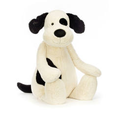 Bashful Black & Cream Puppy-Giant