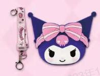 F赏-酷洛米挂绳硅胶小挎包1-资料图