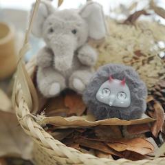 仔仔象挂件-深灰色-资料图