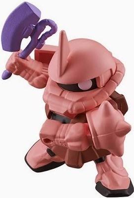 Gashapon Senshi NEXT MS-06S 指挥官用型扎古II 夏亚・阿兹纳布尔机 35th anniversary Real Type color