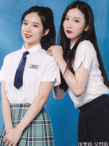 吴哲晗&沈梦瑶 炙热的我们第一期生写合照