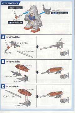SD高达 EX-Standard RX-78-2 元祖高达-资料图