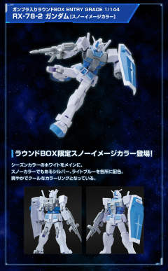 EG 钢普拉圆筒BOX RX-78-2 高达[雪印象配色]-资料图