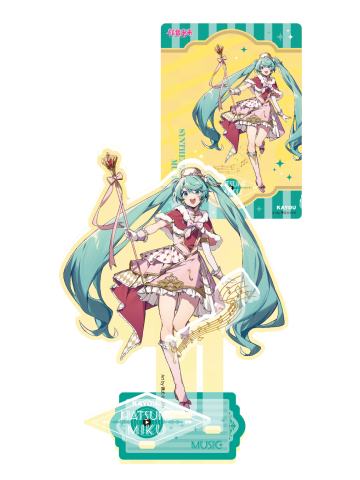 初音未来(巡礼款)-未来绘影流音版第1弹立牌