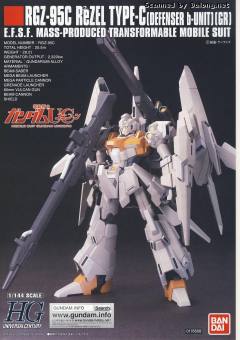 HGUC RGZ-95C 里歇尔 C型（雷比尔将军号配备机） Defensor B-Unit-资料图