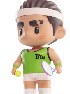 网球少年-绿衣-资料图