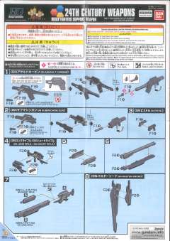 24世纪 武器包 GN-006/SA 七枪型智天使高达 GNX-803T GN-X IV-资料图