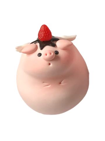 小飞猪-草莓巧克力雪顶CP