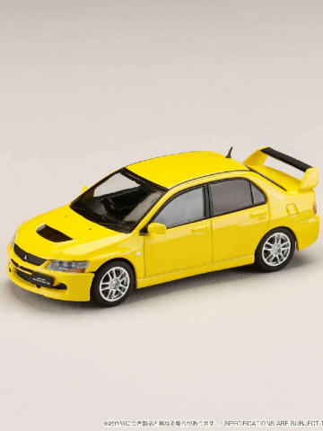 MITSUBISHI LANCER EVOLUTION 9 GSR WITH ENGINE - YELLOW