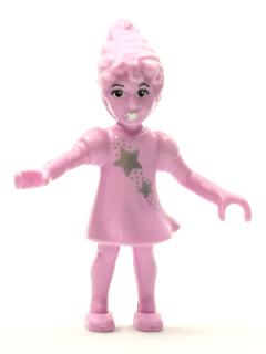 Belville Fairy - Bright Pink with Stars Pattern