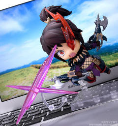 粘土人 #1284-DX 猎人 Female Nargacuga Alpha Armor Ver.-资料图